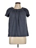 Max Studio Gray Short Sleeve Top Size L - photo 1