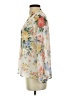 Shein 100% Polyester Floral Ivory 3/4 Sleeve Blouse Size S - photo 5