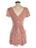 American Eagle Outfitters 100% Viscose Stripes Red Brown Romper Size S - photo 2