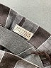 Brunello Cucinelli 100% Linen Stripes Silver Gray Linen Pants Size 2 - photo 8