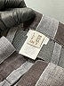 Brunello Cucinelli 100% Linen Stripes Silver Gray Linen Pants Size 2 - photo 9
