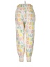 Anthropologie Print Yellow Sweatpants Size L - photo 2
