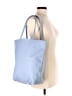 Baggu 100% Leather Solid Gray Blue Leather Tote One size - photo 2