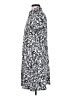 Perceptions Print Silver Casual Dress Size S - photo 5