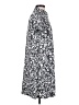 Perceptions Print Silver Casual Dress Size S - photo 4