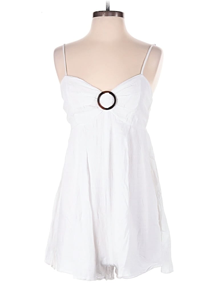 Pre-owned Show Me Your Mumu Romper In White
