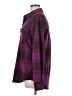 Good American Plaid Purple Long Sleeve Blouse Size Med (2) - photo 5