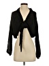Lyaner 100% Polyester Black 3/4 Sleeve Blouse Size S - photo 1