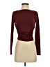 Gaze Burgundy Long Sleeve Top Size XS - photo 1