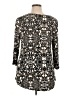 JM Collection Black 3/4 Sleeve Top Size XL - photo 2