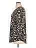 JM Collection Black 3/4 Sleeve Top Size XL - photo 5