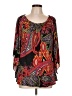 Sunny Leigh Black 3/4 Sleeve Blouse Size L - photo 1