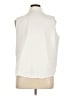 Vince. Ivory Sleeveless Button-Down Shirt Size XL - photo 2