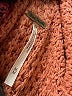 Free People Color Block Orange Poncho Size M - photo 7