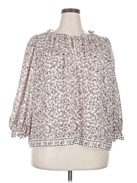 Max Studio 3/4 Sleeve Blouse (view 1)