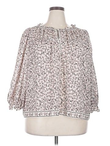 Max Studio 3/4 Sleeve Blouse (view 1)