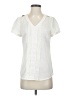 The Limited 100% Polyester Ivory Short Sleeve Blouse Size XS - photo 1