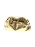 Mansur Gavriel 100% Leather Metallic Gold Leather Clutch One size - photo 3