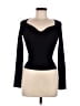 Dance & Marvel Black Long Sleeve Top Size M - photo 1
