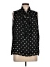 Anne Klein 100% Polyester Polka Dots Black Sleeveless Blouse Size L - photo 1
