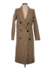 Princess Polly 100% Polyester Houndstooth Brown Coat Size 0 - photo 1