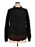Ann Taylor LOFT Plaid Black Turtleneck Sweater Size XL - photo 1