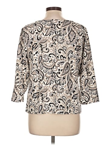 Hearts of Palm Woman 3/4 Sleeve Blouse (view 2)