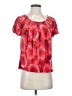 MICHAEL Michael Kors 100% Lyocell Red Short Sleeve Blouse Size S - photo 1