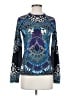 Athleta Print Blue Long Sleeve Turtleneck Size S - photo 1