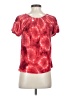 MICHAEL Michael Kors 100% Lyocell Red Short Sleeve Blouse Size S - photo 2