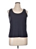 Garnet Hill Blue Tank Top Size XL - photo 1
