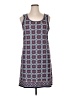 Max Studio Print Blue Casual Dress Size XL - photo 1