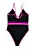 Unbranded Color Block Black One Piece Swimsuit Size L - photo 2