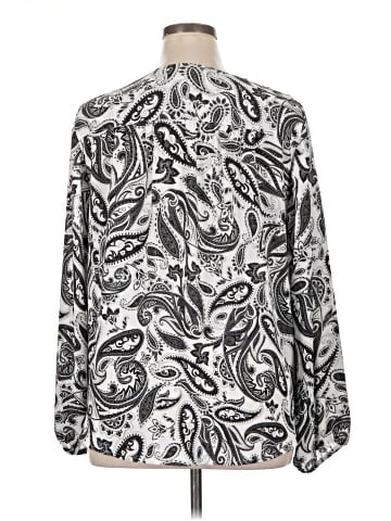 INC International Concepts Long Sleeve Blouse (view 2)
