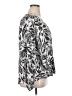 INC International Concepts 100% Polyester Paisley Silver Long Sleeve Blouse Size XL - photo 4