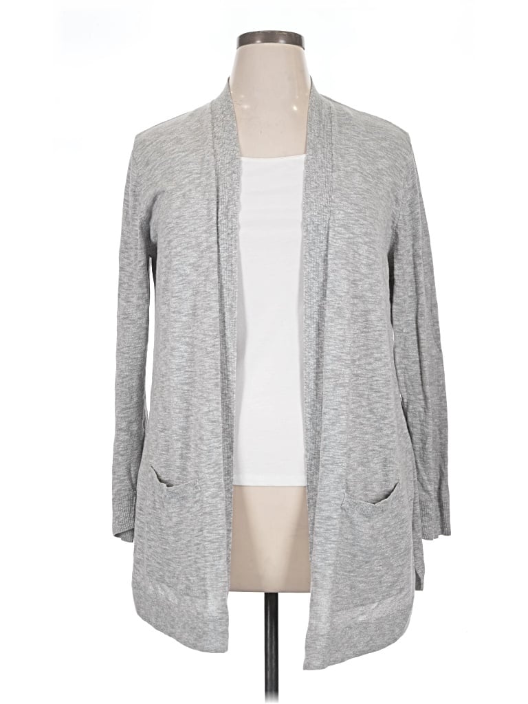Pre-owned Old Navy Cardigan Sweater In Gray
