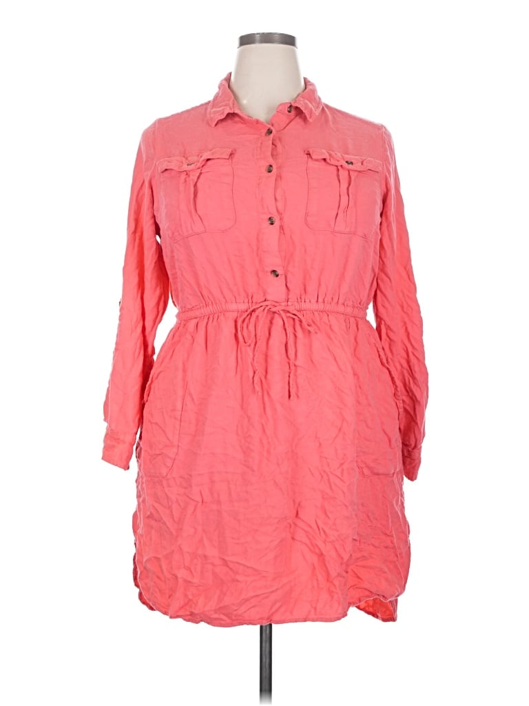 Pre-owned Time And Tru Casual Dress In Pink