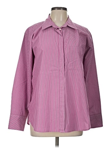 Ann Taylor Long Sleeve Button-Down Shirt (view 1)