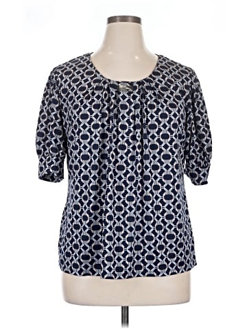 Notations Short Sleeve Blouse (view 1)