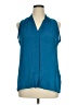 Violet & Claire 100% Polyester Teal Sleeveless Blouse Size XL - photo 1
