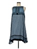 Max Studio 100% Polyester Print Blue Casual Dress Size M - photo 1