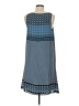Max Studio 100% Polyester Print Blue Casual Dress Size M - photo 2
