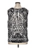 Apt. 9 100% Polyester Black Sleeveless Blouse Size XL - photo 2
