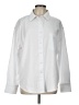 BYLT Solid White Long Sleeve Blouse Size L - photo 1