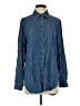 Calvin Klein 100% Lyocell Blue Long Sleeve Button-Down Shirt Size S - photo 1