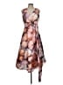 Kay Unger 100% Polyester Floral Pink Cocktail Dress Size 10 - photo 1