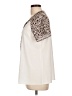 Assorted Brands Animal Print Ivory Short Sleeve Blouse Size L - photo 5