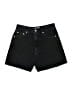 Zara Black Denim Shorts Size 4 - photo 1