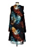 Worthington 100% Polyester Print Blue Casual Dress Size 8 - photo 2