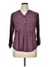 Westport Purple 3/4 Sleeve Blouse Size XL - photo 1